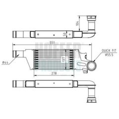 HOFFER 997098 — Evaporator aer condiționat