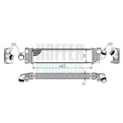 HOFFER 997112 — Evaporator aer condiționat