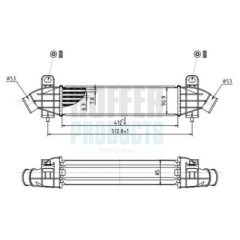 HOFFER 997122 — Evaporator aer condiționat