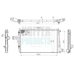 HOFFER 997130 — Evaporator aer condiționat