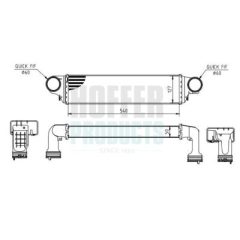 HOFFER 997145 — Evaporator aer condiționat