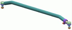 LEMFÖRDER 22704 01 — Поперечная рулевая тяга