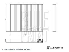 BLUE PRINT ADBP250146 — Filtru habitaclu