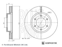BLUE PRINT ADBP430198 — Тормозной диск
