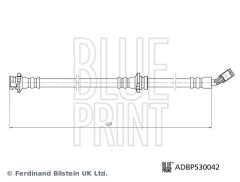 BLUE PRINT ADBP530042 — Furtun de frână
