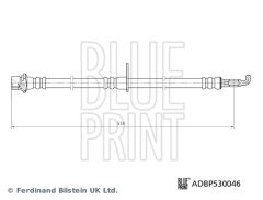 BLUE PRINT ADBP530046 — Furtun de frână