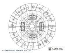 BLUE PRINT ADM53137 — Disc de ambreiaj