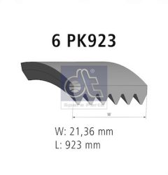 DT Spare Parts 11.12079 — Curea transmisie cu caneluri