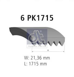 DT Spare Parts 11.12081 — Curea transmisie cu caneluri