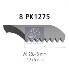 DT Spare Parts 2.15417 — Curea transmisie cu caneluri