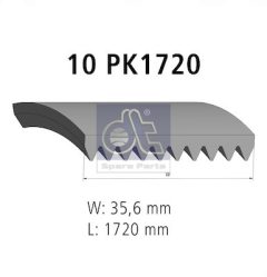 DT Spare Parts 6.31534 — Curea transmisie cu caneluri