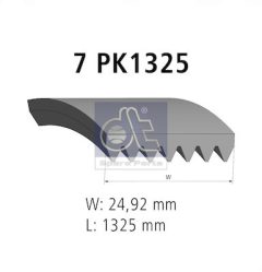 DT Spare Parts 7.54807 — Curea transmisie cu caneluri