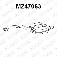 VENEPORTE MZ47063 — Tobă de eșapament finală