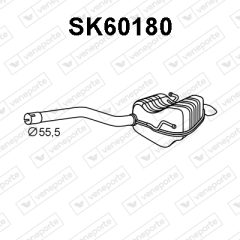VENEPORTE SK60180 — Задний глушитель
