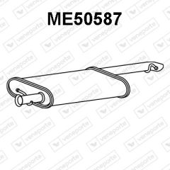 VENEPORTE ME50587 — Задний глушитель