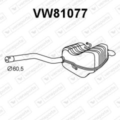 VENEPORTE VW81077 — Задний глушитель