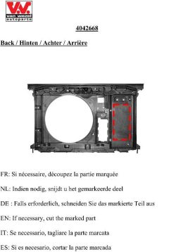 VAN WEZEL 4042668 — Fațadă frontală