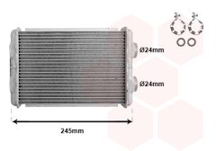 VAN WEZEL 01006158 — Radiator încălzire habitaclu