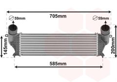 VAN WEZEL 01014700 — Intercooler