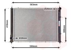VAN WEZEL 02002149 — Radiator răcire motor