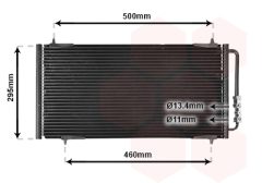 VAN WEZEL 02005147 — Radiator aer condiționat