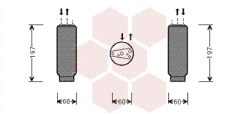 VAN WEZEL 0200D146 — Filtru deshidrator aer condiționat
