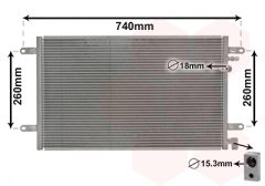 VAN WEZEL 03005237 — Radiator aer condiționat
