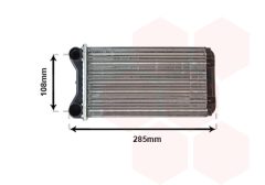 VAN WEZEL 03006223 — Радиатор печки