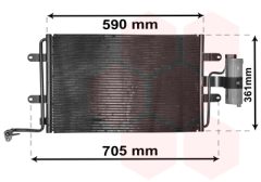 VAN WEZEL 03015130 — Радиатор кондиционера