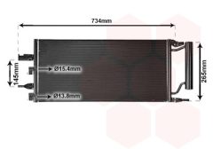 VAN WEZEL 06005607 — Радиатор кондиционера