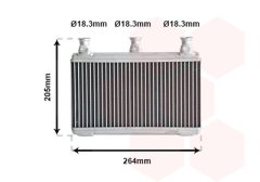 VAN WEZEL 06006341 — Radiator încălzire habitaclu