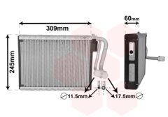 VAN WEZEL 0600V440 — Испаритель кондиционера