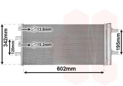VAN WEZEL 06015701 — Радиатор кондиционера