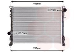 VAN WEZEL 07002097 — Radiator răcire motor