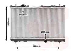 VAN WEZEL 07002101 — Radiator răcire motor