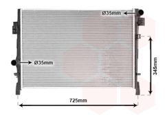 VAN WEZEL 07002105 — Radiator răcire motor