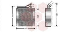 VAN WEZEL 0700V040 — Испаритель кондиционера
