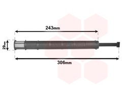VAN WEZEL 0900D249 — Filtru deshidrator aer condiționat