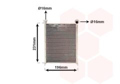 VAN WEZEL 09016703 — Radiator încălzire habitaclu