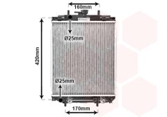 VAN WEZEL 11002047 — Radiator răcire motor