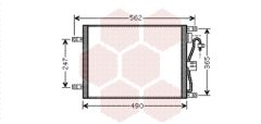VAN WEZEL 13005252 — Radiator aer condiționat