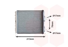 VAN WEZEL 13006226 — Radiator încălzire habitaclu