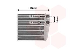 VAN WEZEL 13006256 — Radiator încălzire habitaclu