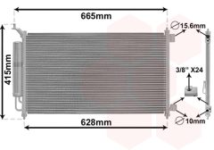 VAN WEZEL 13015251 — Radiator aer condiționat