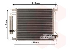 VAN WEZEL 13015703 — Radiator aer condiționat
