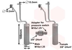 VAN WEZEL 1301D284 — Filtru deshidrator aer condiționat