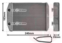 VAN WEZEL 15006014 — Radiator încălzire habitaclu