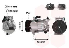 VAN WEZEL 1501K711 — Compresor aer condiționat