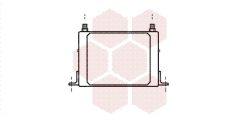 VAN WEZEL 17003117 — Radiator ulei motor