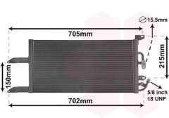 VAN WEZEL 17005215 — Radiator aer condiționat